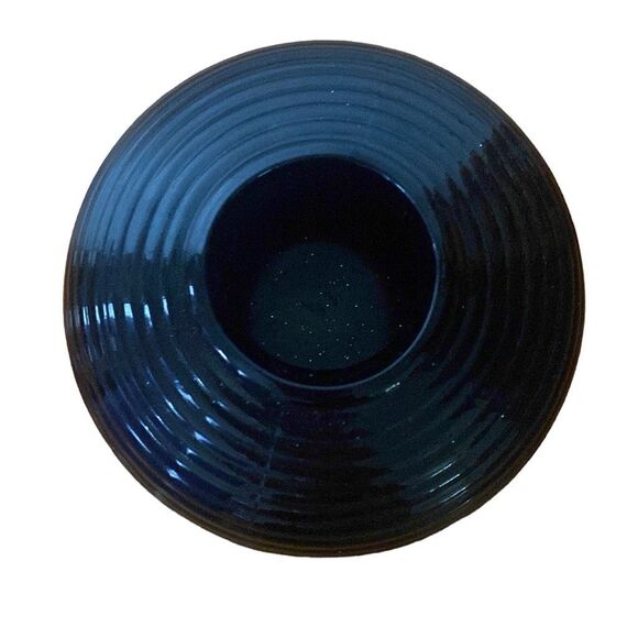 Vintage 90s Party lite dark brown black glass candle holder bud vase Partylite - Picture 2 of 4